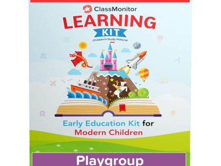 ClassMonitor Playgroup Home Learning Kit with Free Mobile App for 1 - 2.5 Years with 300+ Worksheet For kids of 2 Years Online now