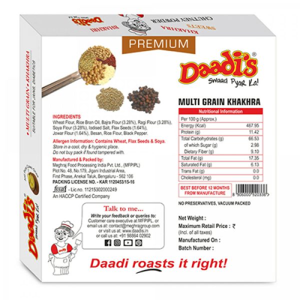 Daadi s Multi Grain Khakhra Online