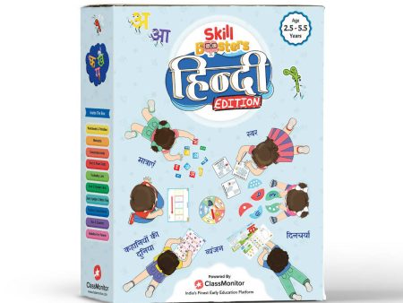 ClassMonitor Hindi Language Learning Kit with Free Mobile App for kids of Age 2.5-5.5 Years Fashion