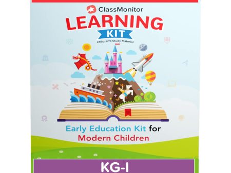 ClassMonitor KG1 Learning Educational Kit with Free App with 300+ Early Preschool Learning Activity Worksheets for kids of Age 3.5 - 4.5 Years Sale