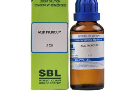 SBL Homeopathy Acid Picricum Dilution For Sale