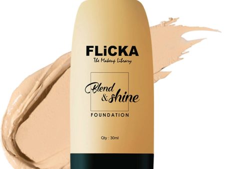 Flicka Blend & Shine Foundation - Walnut For Discount