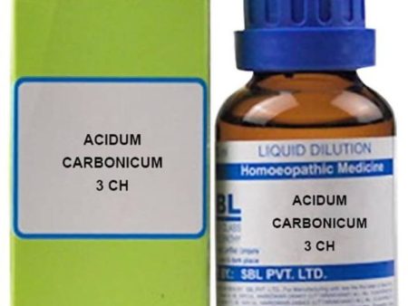 SBL Homeopathy Acidum Carbonicum Dilution Hot on Sale