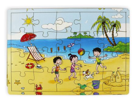 Matoyi Beach Jigsaw Puzzle For Kids Cheap