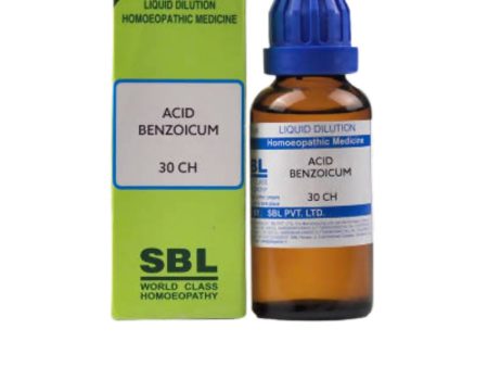 SBL Homeopathy Acid Benzoicum Dilution Online Hot Sale