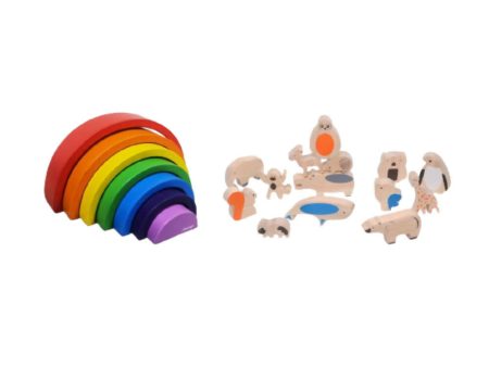 Matoyi Balancing Animals & Rainbow Stacker Combo Discount