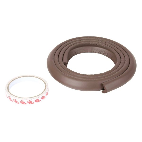 Safe-O-Kid Unique High Density L-Shaped 2 Mtr Long Edge Guard Strips- Brown Online Sale