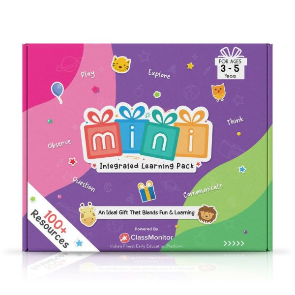 ClassMonitor Mini Learning Kit with Free Mobile App 14+ Learning & Education Topics for Preschool Learning Activities for Age 3 - 5 Years Fashion