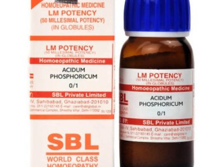 SBL Homeopathy Acidum Phosphoricum LM Potency on Sale