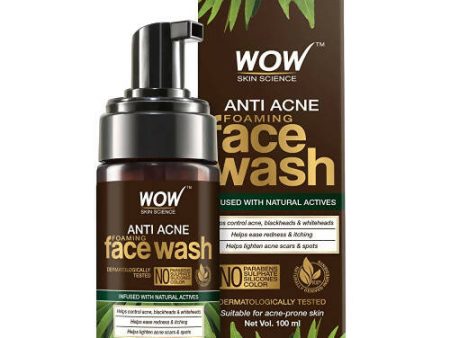 Wow Skin Science Anti Acne Foaming Face Wash Online Hot Sale