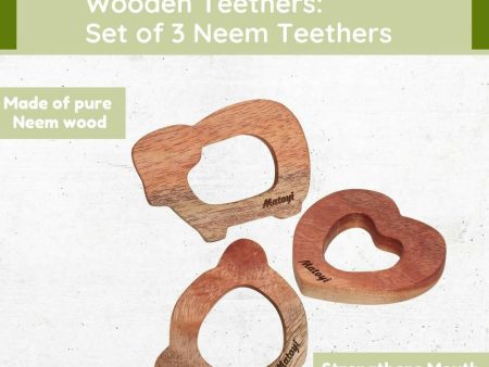 Matoyi 3 Neem Baby Teethers For Kids Sale