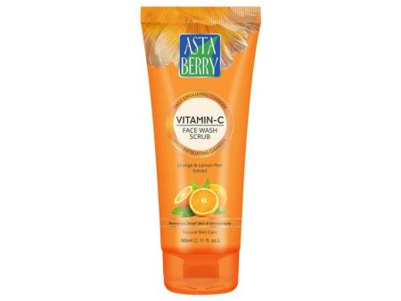 Astaberry Vitamin C Face Wash Scrub-Daily Exfoliating Cleanser Cheap