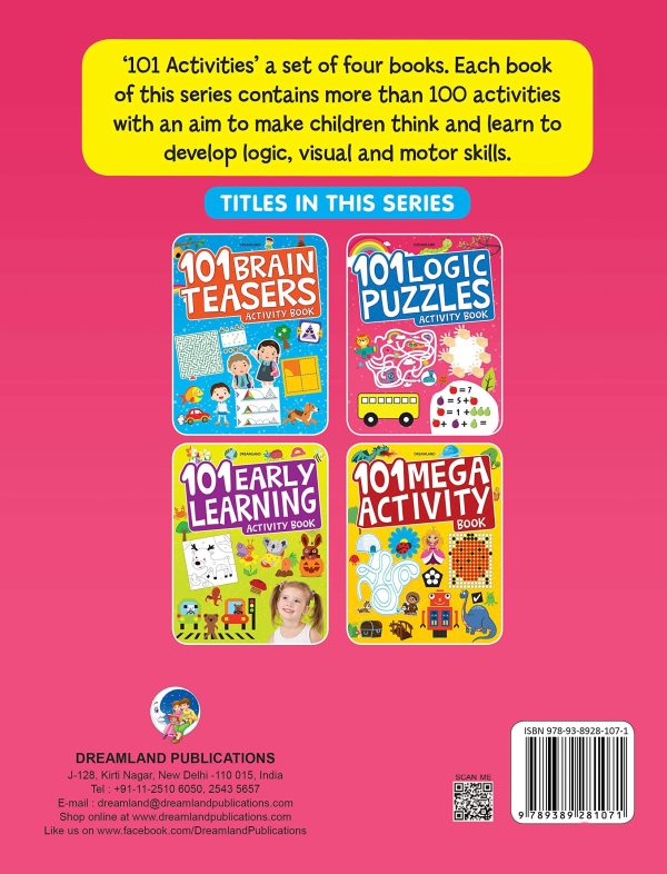 Dreamland 101 Logic Puzzles Activity Book Supply