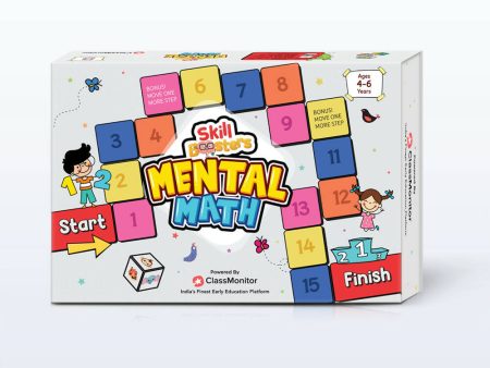 ClassMonitor Mental Math Kit for Learning Math with Free Mobile App-Learning Educational Kit for Kids of Age 4-6 Years Fashion