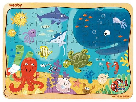 Webby Underwater Animals Jigsaw Puzzle - 40 Pcs Online