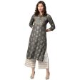 Anubhutee Women Printed Grey Kurta Set with Palazzo Supply