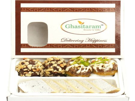 Ghasitaram Assorted Box Pure Kaju Katlis, Dryfruit Sweets For Cheap