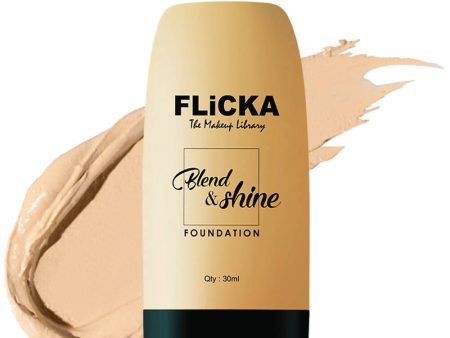 Flicka Blend & Shine Foundation - Caramel Supply