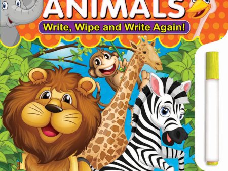 Dreamland Write and Wipe Book - Animals on Sale