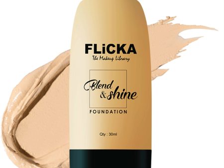 Flicka Blend & Shine Foundation - Ivory Discount