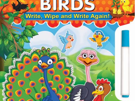 Dreamland Write and Wipe Book - Birds For Cheap