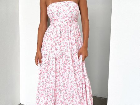 Hailey Maxi Dress - Pink Floral Fashion