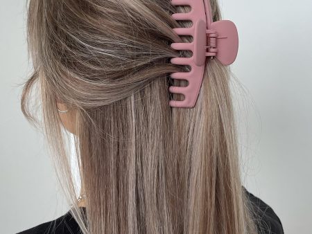 Terra Claw Clip - Blush Online now